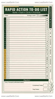 Daily Personal To Do List PDF Printable for Better Planning and Productivity Design Template