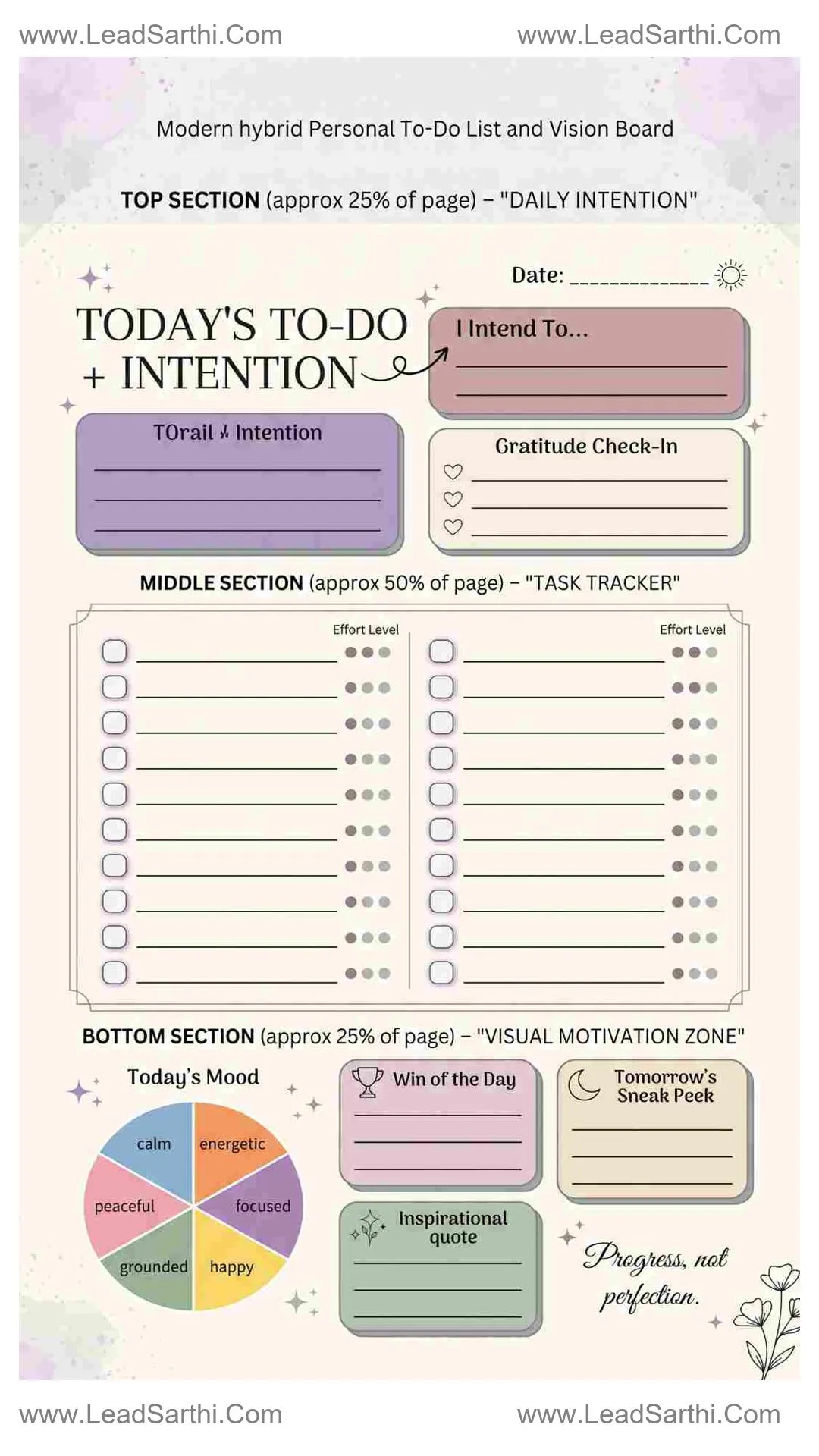 Personal To Do List Planner PDF for Managing Everyday Tasks with Confidence Thumbnail