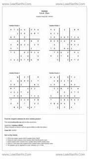 Sudoku Puzzles 4 per Page Easy Level pdf [Game ID: 248284] Design Template