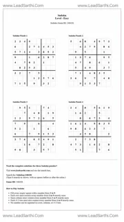 Sudoku Puzzles 4 per Page Easy Level pdf [Game ID: 248428] Design Template