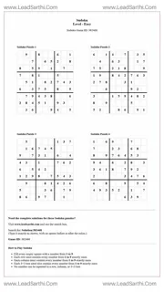 Sudoku Puzzles 4 per Page Easy Level pdf [Game ID: 382468] Design Template