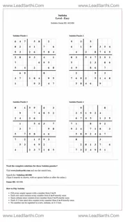 Sudoku Puzzles 4 per Page Easy Level pdf [Game ID: 462486] Design Template