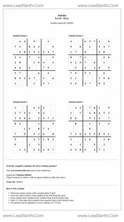 Sudoku Puzzles 4 per Page Easy Level pdf [Game ID: 486462] Design Template