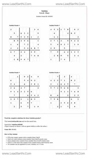 Sudoku Puzzles 4 per Page Easy Level pdf [Game ID: 682682] Design Template