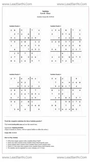 Sudoku Puzzles 4 per Page Easy Level pdf [Game ID: 824826] Design Template