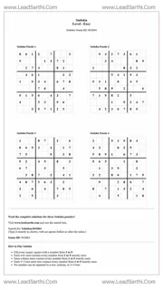 Sudoku Puzzles 4 per Page Easy Level pdf [Game ID: 842864] Design Template