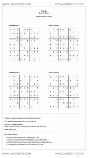 Sudoku Puzzles 4 per Page Easy Level pdf [Game ID: 862846] Design Template