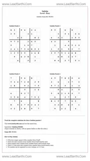 Sudoku Puzzles 4 per Page Easy Level pdf [Game ID: 962682] Design Template