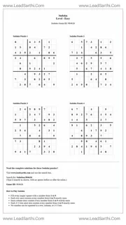 Sudoku Puzzles 4 per Page Easy Level pdf [Game ID: 984626] Design Template