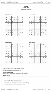 Sudoku Puzzles 4 per Page Easy Level pdf [Game ID: 986248] Design Template