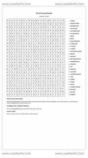Printable word search puzzle for adults 416 (Puzzle id: 124648) Design Template