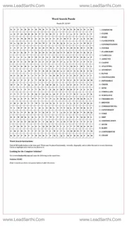 Printable word search puzzle for adults 87 (Puzzle id: 162482) Design Template