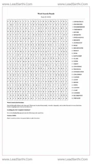 Printable word search puzzle for adults 163 (Puzzle id: 164826) Design Template