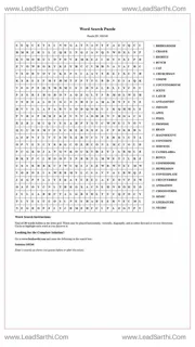 Printable word search puzzle for adults 243 (Puzzle id: 168246) Design Template