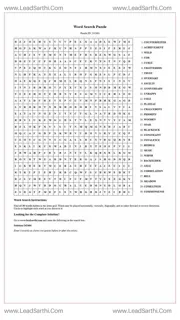 Printable word search puzzle for adults 395 (Puzzle id: 242464) Design Template