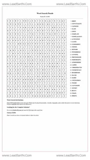 Printable word search puzzle for adults 190 (Puzzle id: 242864) Design Template