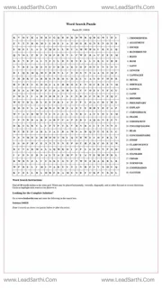 Printable word search puzzle for adults 352 (Puzzle id: 246828) Design Template