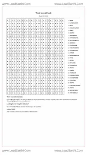 Printable word search puzzle for adults 421 (Puzzle id: 248462) Design Template