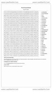 Printable word search puzzle for adults 166 (Puzzle id: 262824) Design Template