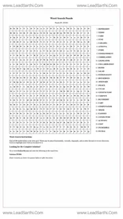 Printable word search puzzle for adults 157 (Puzzle id: 282484) Design Template