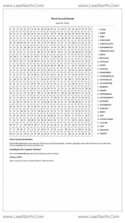 Printable word search puzzle for adults 117 (Puzzle id: 326264) Design Template