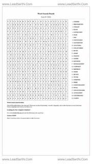 Printable word search puzzle for adults 10 (Puzzle id: 326828) Design Template