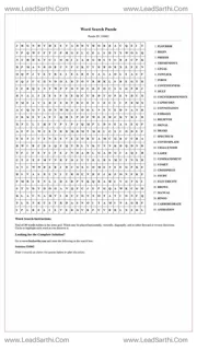 Printable word search puzzle for adults 207 (Puzzle id: 326862) Design Template