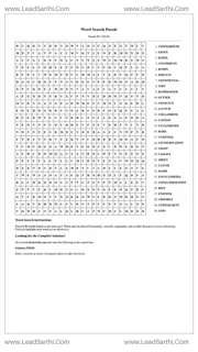 Printable word search puzzle for adults 391 (Puzzle id: 328426) Design Template