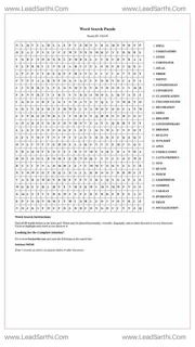 Printable word search puzzle for adults 474 (Puzzle id: 346246) Design Template