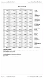 Printable word search puzzle for adults 383 (Puzzle id: 362426) Design Template