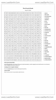 Printable word search puzzle for adults 176 (Puzzle id: 362848) Design Template
