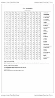 Printable word search puzzle for adults 393 (Puzzle id: 368246) Design Template