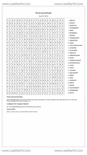 Printable word search puzzle for adults 330 (Puzzle id: 368264) Design Template