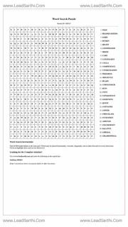 Printable word search puzzle for adults 331 (Puzzle id: 368424) Design Template