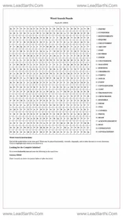 Printable word search puzzle for adults 21 (Puzzle id: 368646) Design Template