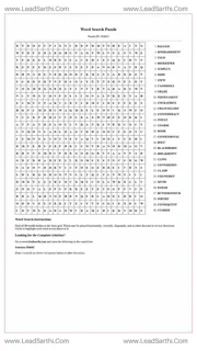 Printable word search puzzle for adults 221 (Puzzle id: 384642) Design Template