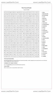 Printable word search puzzle for adults 437 (Puzzle id: 386848) Design Template