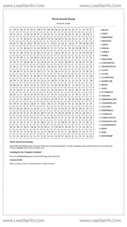 Printable word search puzzle for adults 245 (Puzzle id: 428268) Design Template