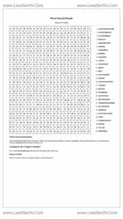 Printable word search puzzle for adults 119 (Puzzle id: 428468) Design Template