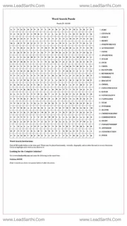 Printable word search puzzle for adults 45 (Puzzle id: 464268) Design Template