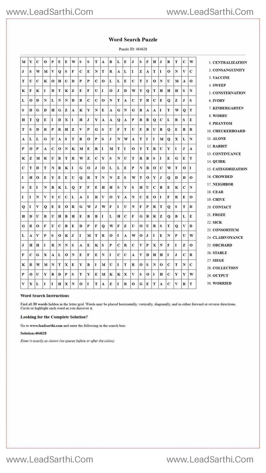 Printable word search puzzle for adults 438 (Puzzle id: 464628) Thumbnail