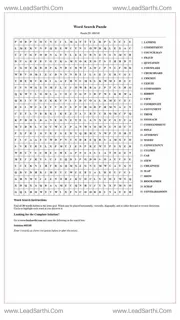 Printable word search puzzle for adults 324 (Puzzle id: 468248) Design Template