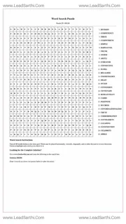 Printable word search puzzle for adults 498 (Puzzle id: 468286) Design Template