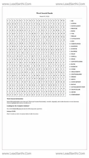 Printable word search puzzle for adults 3 (Puzzle id: 524282) Design Template