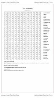 Printable word search puzzle for adults 199 (Puzzle id: 528486) Design Template