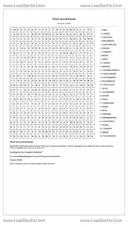 Printable word search puzzle for adults 321 (Puzzle id: 528684) Design Template