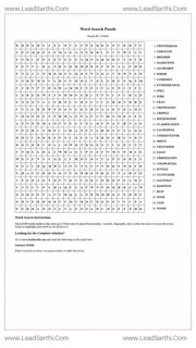 Printable word search puzzle for adults 379 (Puzzle id: 542846) Design Template