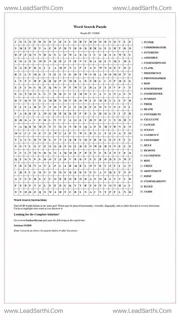 Printable word search puzzle for adults 335 (Puzzle id: 542868) Design Template