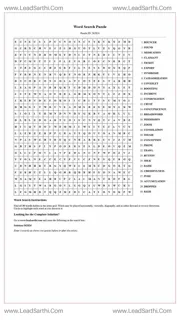 Printable word search puzzle for adults 239 (Puzzle id: 562824) Design Template
