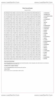 Printable word search puzzle for adults 442 (Puzzle id: 564248) Design Template